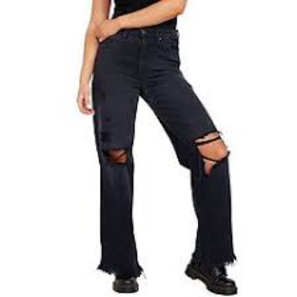 PTCL High Rise Wide Leg Jeans